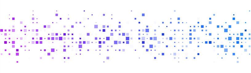 White horizontal background with color dotted pattern.