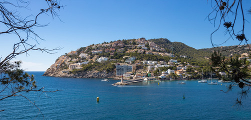 General view of port Andratx , Mallorca