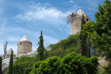 Old windmill in Palma de Mallorca