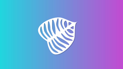 Fototapeta na wymiar Vector leaf icons. Leaf symbol for your web site design, logo, app, UI. White Leaf icon, cloud shape.
