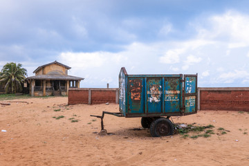 Country Village Near Point No Return, Benin, West Africa