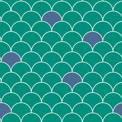 Obraz premium Vector seamless pattern of mozaic. Moroccan-inspired tiles