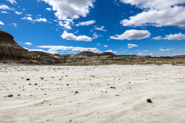 The Badlands of Albert in Canada