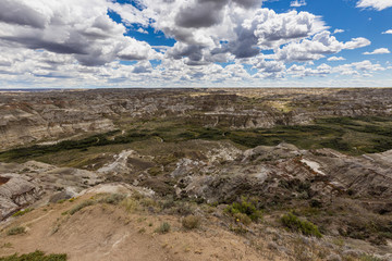 The Badlands of Albert in Canada