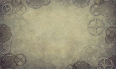 Steampunk grunge background texture