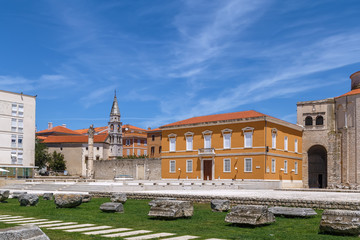 Ruins of Forum, Zadar, Croatia