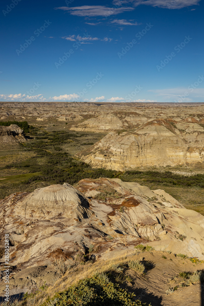 Wall mural the badlands of albert in canada