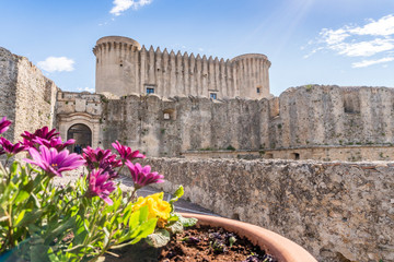 Norman castle from XI century in Santa Severina, Italy © eunikas