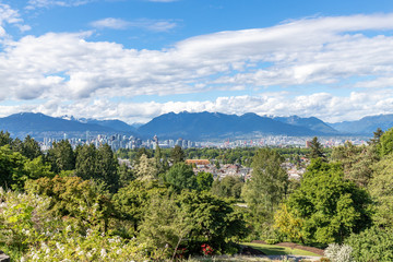 Fototapeta na wymiar Blick über Vancouver