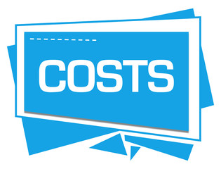 Costs Blue Squares Triangles Text 