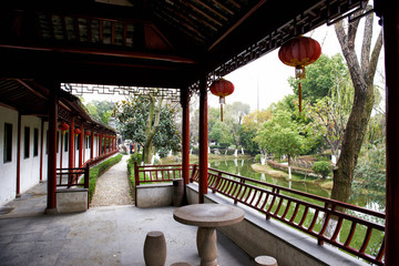 Fototapeta na wymiar Visit the Gardens of Suzhou, China.