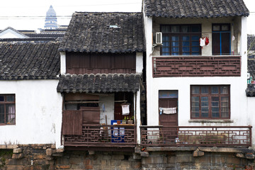 Fototapeta na wymiar Houses in Suzhou, China.