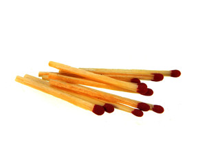 matches isolated on white background