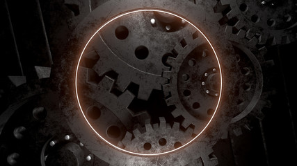 Industrial Gear Orange