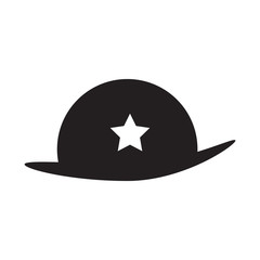 hat vintage icon vector design template