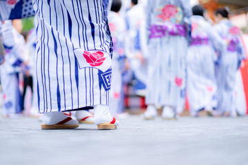 浴衣　盆踊り　祭り