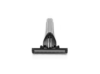 Men's shaving razor. Studio shot isolated on white