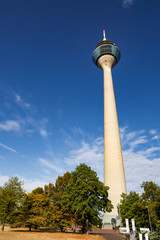 Rheinturm in Düsseldorf - Deutschland