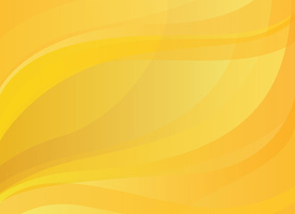 Abstract  vector background with yellow and orange smooth lines