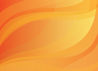 Abstract  vector background with yellow and orange smooth lines