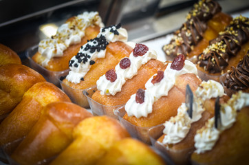 home made mini cakes & pastry