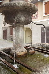 paese di Exilles val di Susa Torino Italia 