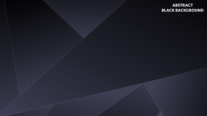 Obraz premium Abstract polygonal pattern luxury dark blue background