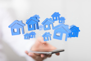 Model of the house and digital iot