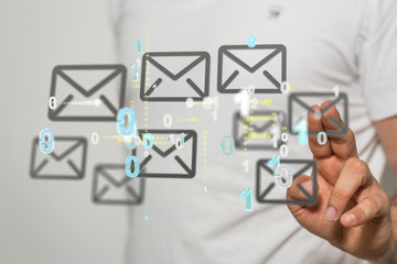 Mail Communication Connection message to mailing