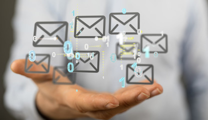 Mail Communication Connection message to mailing