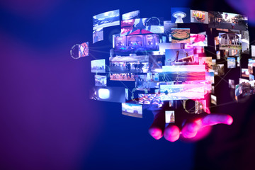 Internet broadband and multimedia streaming entertainment