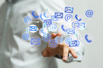 Mail Communication Connection message to mailing