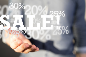 shopping online digital concept in hand