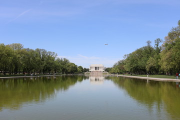 Fototapeta na wymiar The Lincoln Memorial