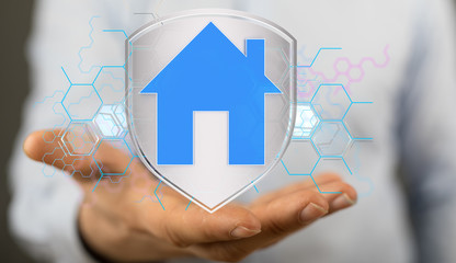 Model of the house and digital iot