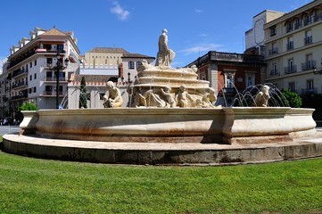 Fototapeta premium Fuente de Hispalis en Sevilla