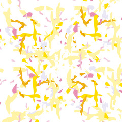 Ikat, Tie Dye. Batik, Hand Drawn Ornament. 