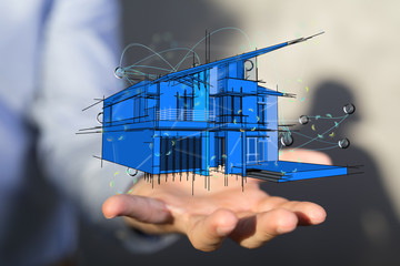 Model of the house and digital iot