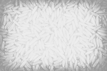 Hintergrund viele Reiskörner flächendeckend high-key mit Vignette