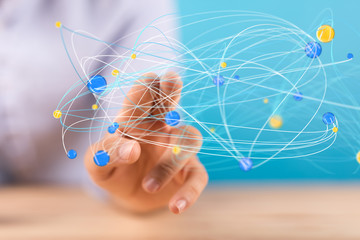 group -Stack of hands showing unity and teamwork 3d.