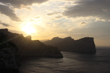 sonnenuntergang in Spanien