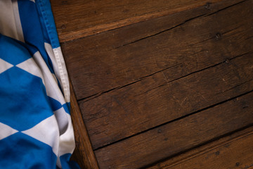 Obraz na płótnie Canvas bavaria flag oktoberfest blue and white