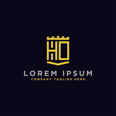 Inspiring company logo designs from the initial letters HO logo icon. -Vectors