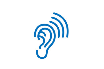 ear icon vector