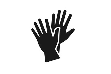 Hand cleaning icon vector 
