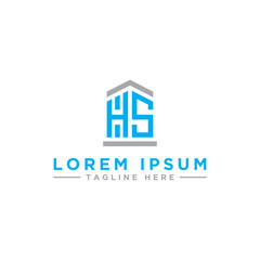 Inspiring company logo design from the initial letters of the HS logo icon. -Vectors