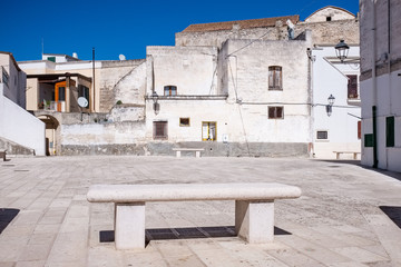 Obraz premium Beautiful white old town of Laterza. Puglia region, Italy