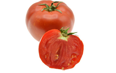 tomatoes isolated on white background