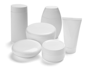  white cream container jar beauty moisturizer tube soap