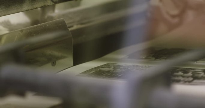 The machine in the printing house gives the next pages.